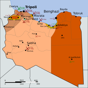 mappa libia
